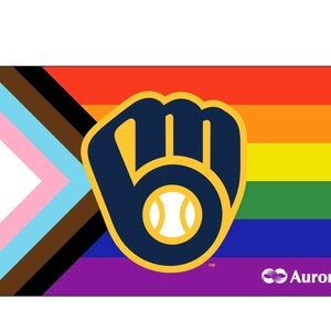 Milwaukee Brewers Baseball Pride Flag